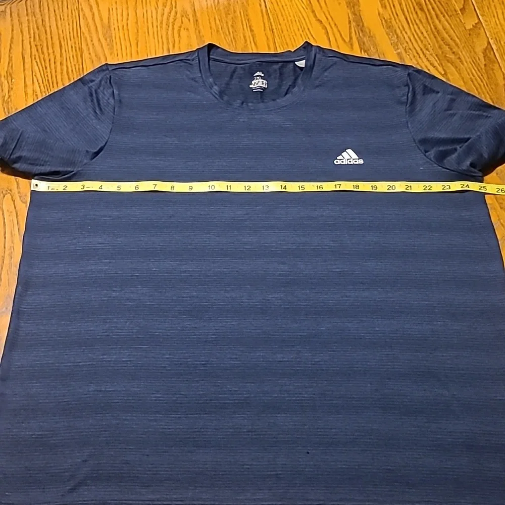 Adidas Men's Navy & Black Blue T-Shirt - Size 2XL